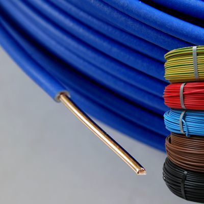Öznur H07V-U 1,5mm lik Parça NYA Kablo, Tek Damar Tesisat Kablosu, 1,5luk NYA Metre Satış Mavi