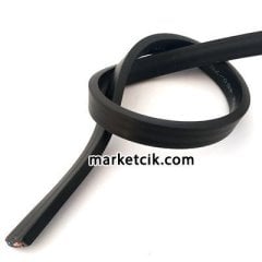 2x2,5 mm Yassı TTR Kablo, Tavukçu ve Seyyar Bahçe Aydınlatma Kablosu
