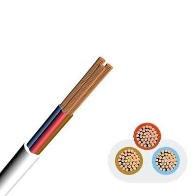 Öznur-Hes-Ünal-Altın 3x2,5 mm Beyaz TTR Kablo, Çok Damarlı Tesisat Kablosu, 1 metre