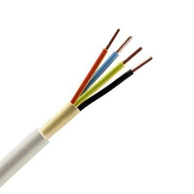 Öznur-Hes-Ünal-Altın 4x10 mm NYM Antigron Kablo, Tek Telli Tesisat Kablosu, 1 metre