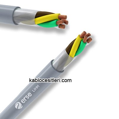 Erse LIHH 10x0,75 Sinyal ve Kontrol Kablosu, 100 Metre