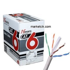 Nexans Cat6 Veri İletişim Data İnternet Kablosu, METRE SATIŞ 1 Metre