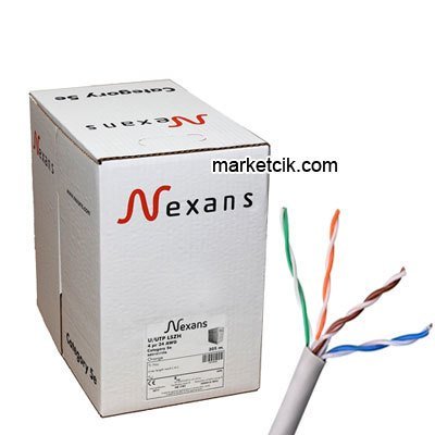 Nexans Cat5 Veri İletişim Data İnternet Kablosu, METRE SATIŞ 30 Metre