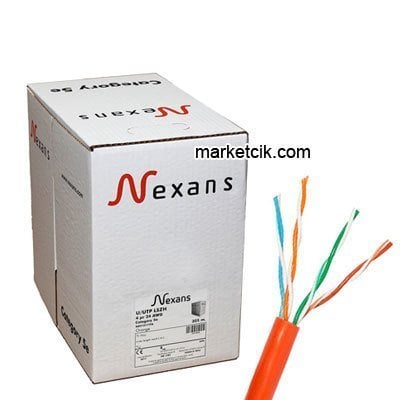 Nexans Halojen Free Cat5 Veri İletişim Data İnternet Kablosu, METRE SATIŞ 30 Metre