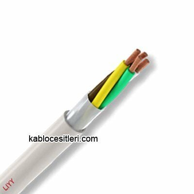 Kabloçeşitleri LIYY 2x0,22 Sinyal ve Kontrol Kablosu, 100 Metre