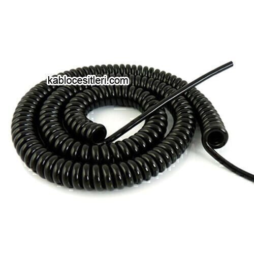 Kablocesitleri 3x1  Hareketli Spiral Kablo 100 cm