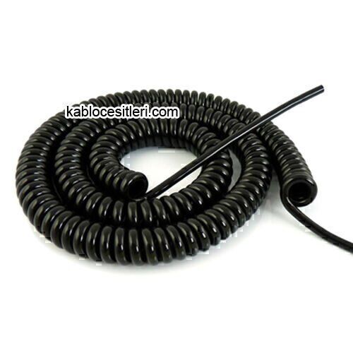 Kablocesitleri  2x1 Hareketli Spiral Kablo 100 cm